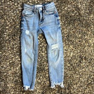 ZARA girl skinny stretchy jeans size 6